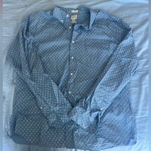 J. Crew Slim Secret Wash cotton poplin shirt